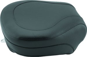 Yamaha Road Star Two-Piece Motorcycle Seat - Mustang Motorcycle - Wide Touring w/Studs - Black - `99-`15